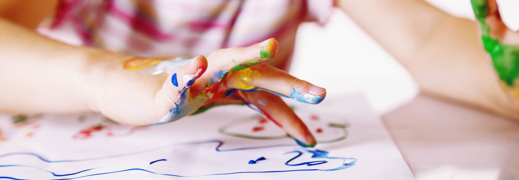 finger-painting